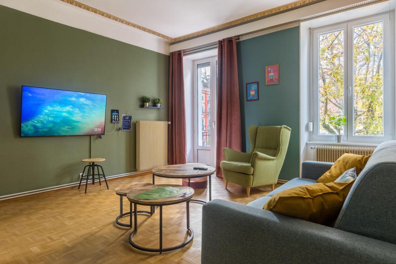 Travel Homes - The Wooden, Spacieux & Bon Quartier Mulhouse Ngoại thất bức ảnh